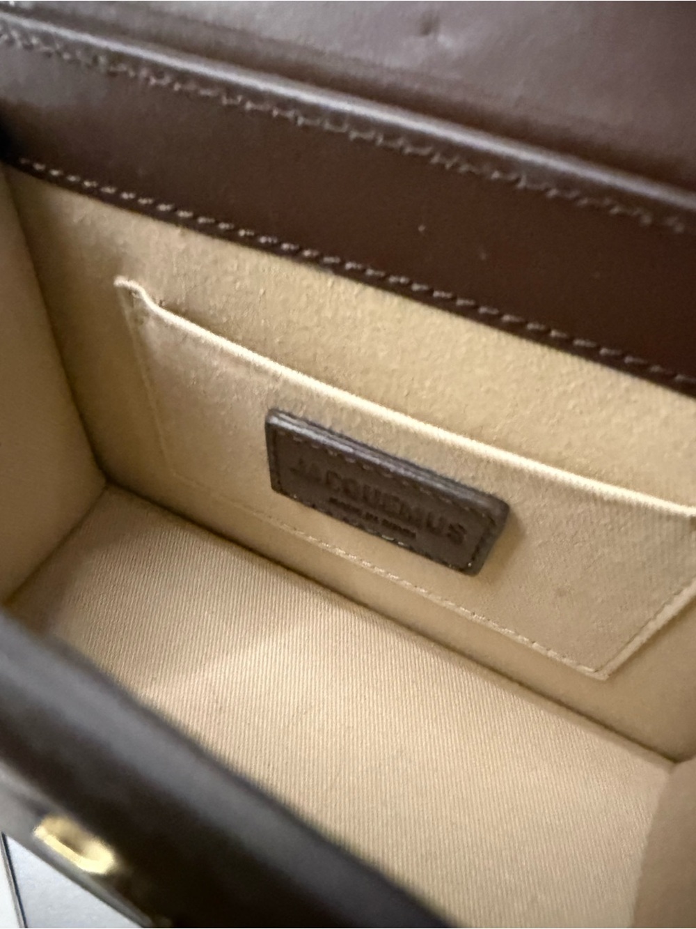 Jacquemus Le Chiquito Noeud in Midnight Brown - Picture 4 of 7